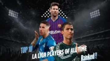 أرقام ميسي ورونالدو تتصدر قائمة 10 أساطير في تاريخ الدوري الإسباني